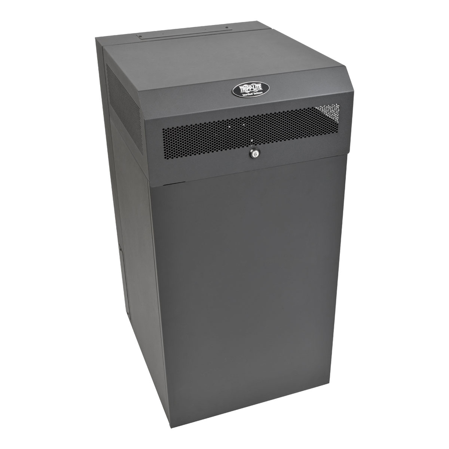 Tripp Lite by Eaton SmartRack 16U Low-Profile Vertical-Mount Wall-Mount Half-Height Server Rack Enclosure
