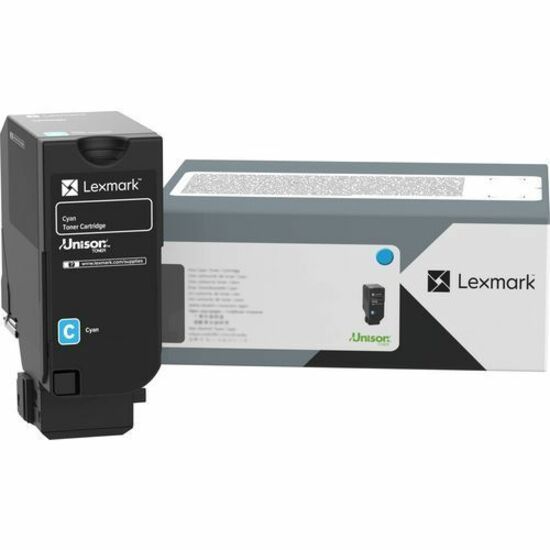 Lexmark Unison Original Laser Toner Cartridge - Cyan - 1 Each