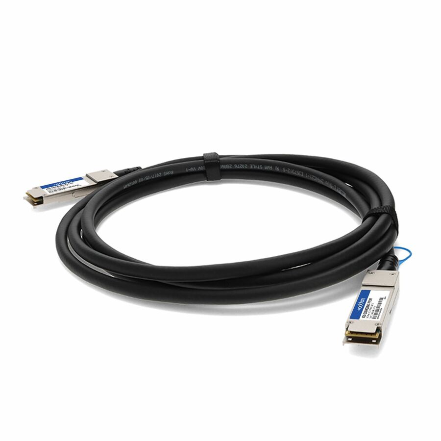 AddOn Arista Networks® CAB-Q-Q-100G-2-5M to Mellanox® MCP1600-C02A Compatible TAA Compliant 100GBase-CU QSFP28 to QSFP28 Direct Attach Cable (Passive Twinax, 2.5m)