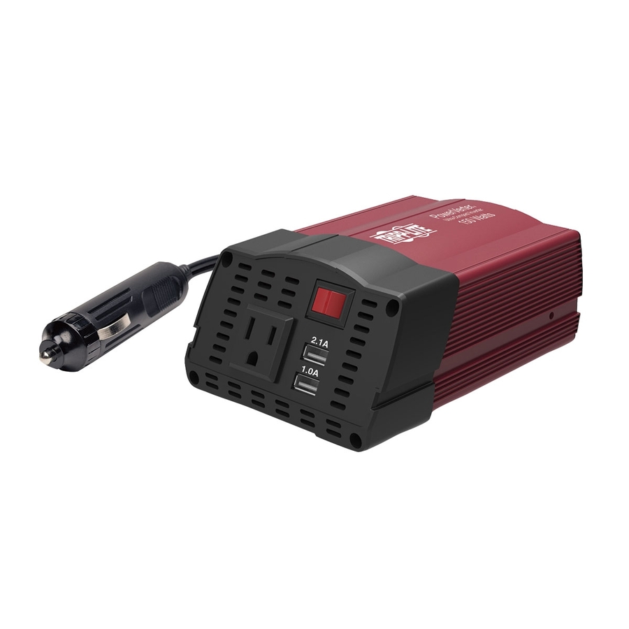 Eaton Tripp Lite Series 150W PowerVerter Ultra-Compact Car Inverter with AC Outlet and 2 USB Charging Ports