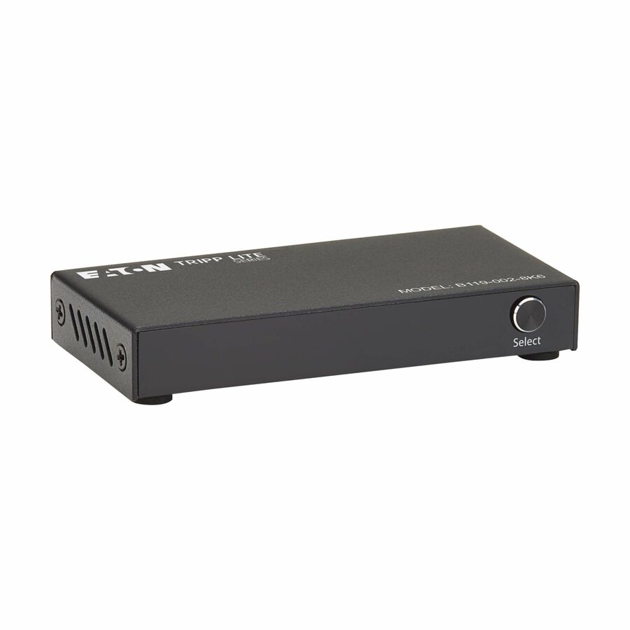 Tripp Lite series 2-Port HDMI Switch with Remote Control - 8K 60 Hz, UHD, 4:4:4, HDR10+, HDCP 2.3