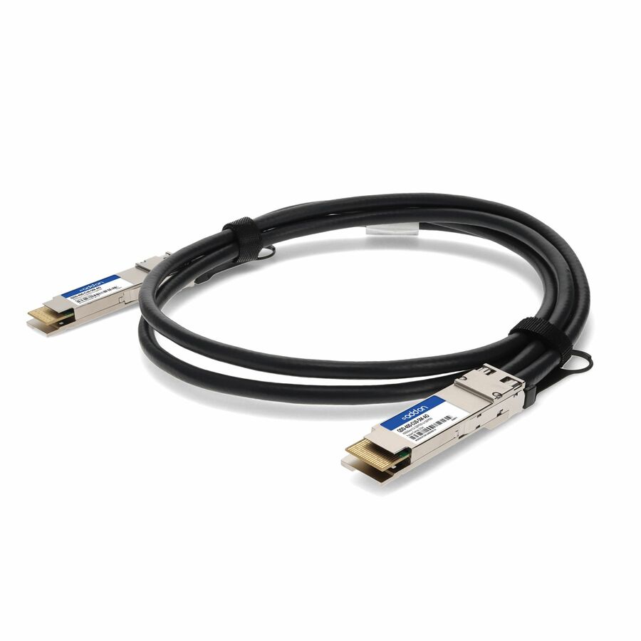 AddOn Cisco QDD-400-CU0-5M Compatible TAA Compliant 400GBase-CU QSFPDD Direct Attach Cable (Passive Twinax, 0.5m)