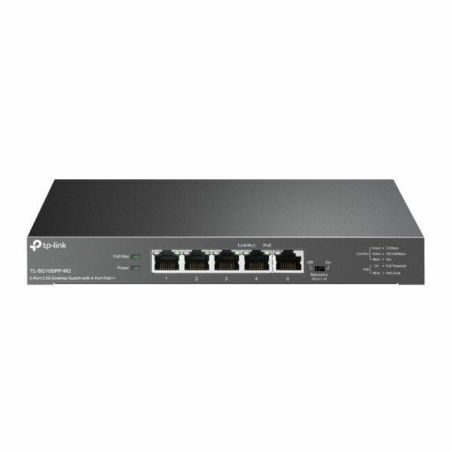 TP-Link 5-Port 2.5G Desktop Switch with 4-Port PoE++