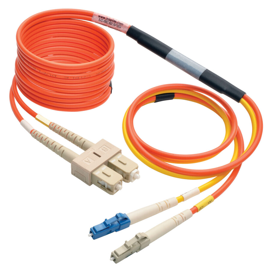 Eaton Tripp Lite Series Fiber Optic Mode Conditioning Patch Cable (LC Mode Conditioning to SC), 3M (10 ft.)