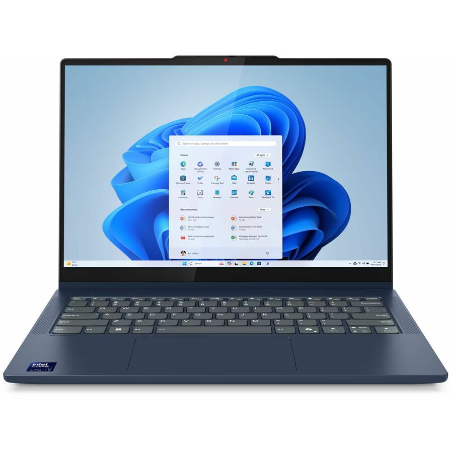 Lenovo IdeaPad 5 14IAL10 83KR001HUS 14" Touchscreen Convertible 2 in 1 Notebook - WUXGA - 60 Hz - Intel Core Ultra 5 225U - 8 GB - 256 GB SSD - English (US) Keyboard - Cosmic Blue