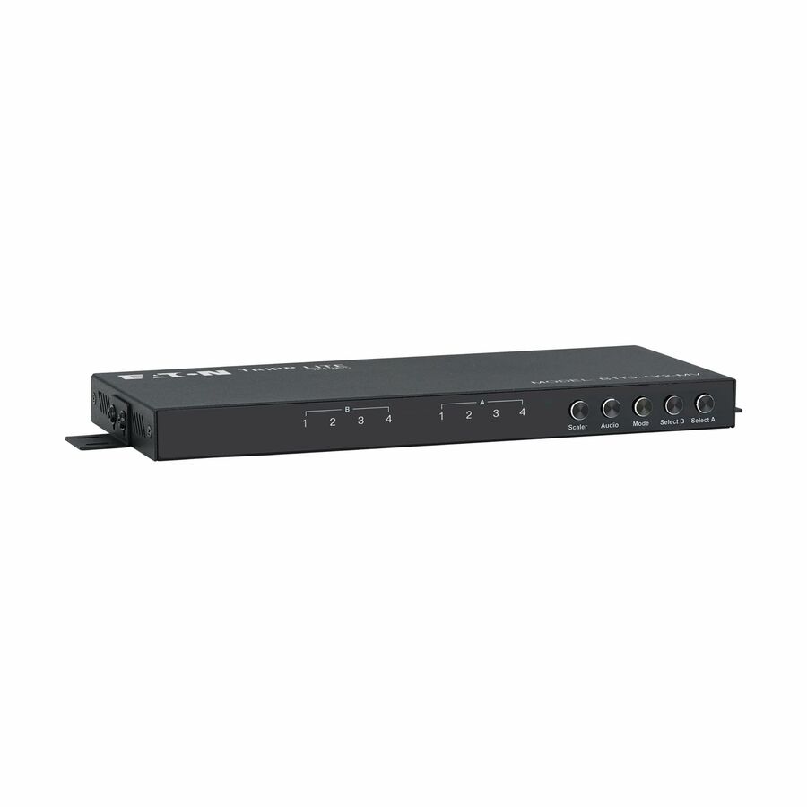 Tripp Lite series 4x2 Matrix Switch with Quad Multiviewer - 4K 30 Hz, 4:4:4, Seamless Switching, Scaling, Audio Out, RS-232 & Remote Control