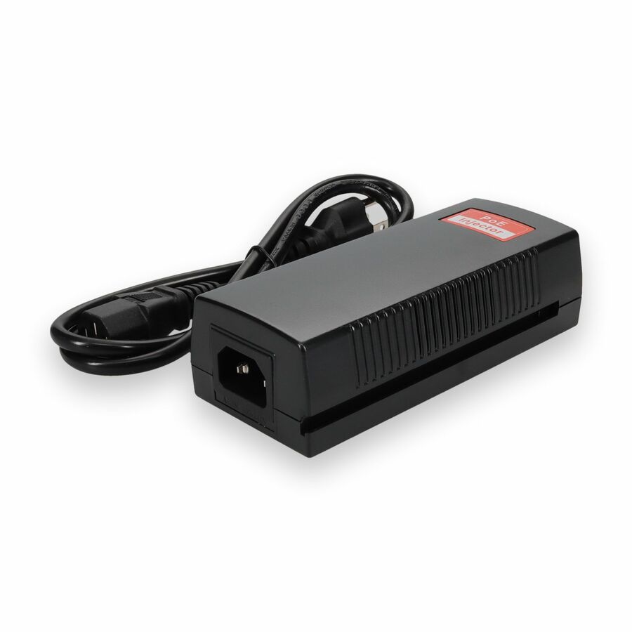 AddOn 10/100/1000M POE POWER INJECTOR 56V IEE802.3af and IEE802.3at compliant, 90W over 4-pairs