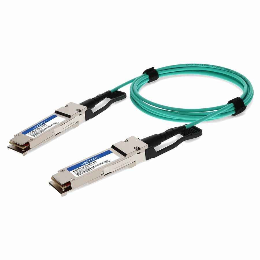 AddOn Arista Networks A-Q200-Q200-5M Compatible TAA Compliant 200GBase-AOC QSFP56 Active Optical Cable (850nm, MMF, 5m)