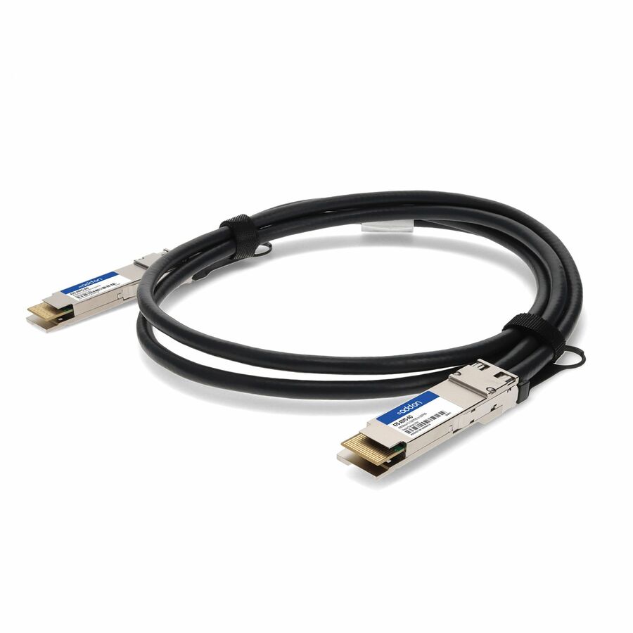 AddOn Dell® 470-ADYS Compatible TAA Compliant 400GBase-CU QSFPDD Direct Attach Cable (Passive Twinax, 0.5m)