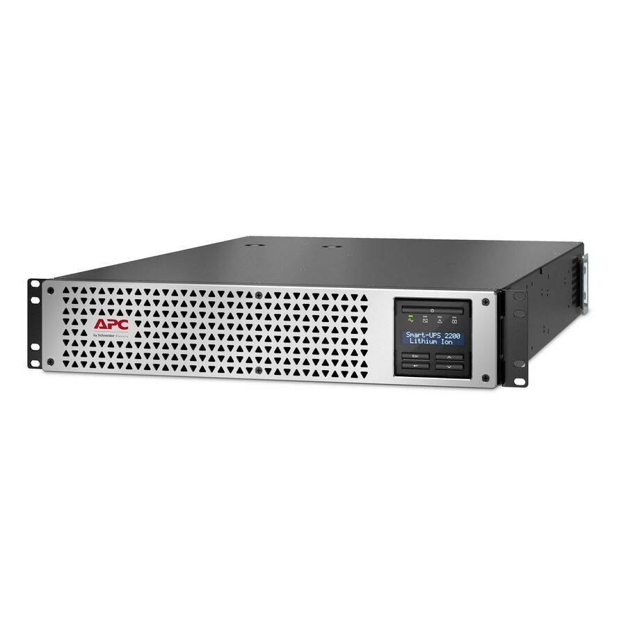 APC Smart-UPS, Line Interactive, 2200VA, Lithium-ion, Rackmount 2U, 120V, 2x NEMA 5-20R+6x NEMA 5-15R outlets, SmartConnect Port+Network Card, AVR