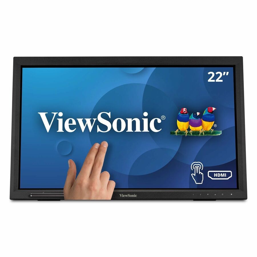 ViewSonic TD2223 22 Inch 1080p 10-Point Multi IR Touch Screen Monitor with Eye Care HDMI, VGA, DVI and USB Hub