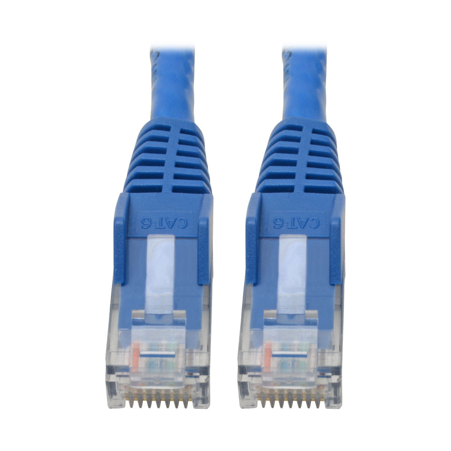 Tripp Lite by Eaton Cat6 Gigabit Snagless Molded (UTP) Ethernet Cable (RJ45 M/M) PoE Blue 6-in. (15.24 cm)