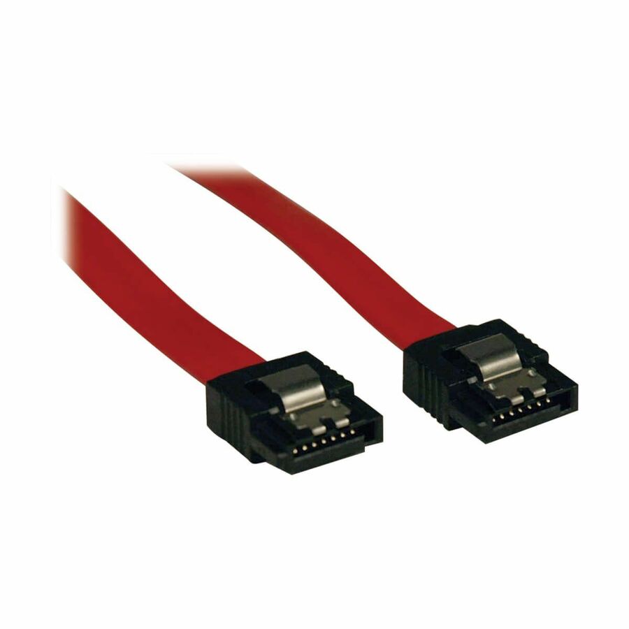 Eaton Tripp Lite Series Serial ATA (SATA) Latching Signal Cable (7Pin/7Pin), 12-in. (30.48 cm)