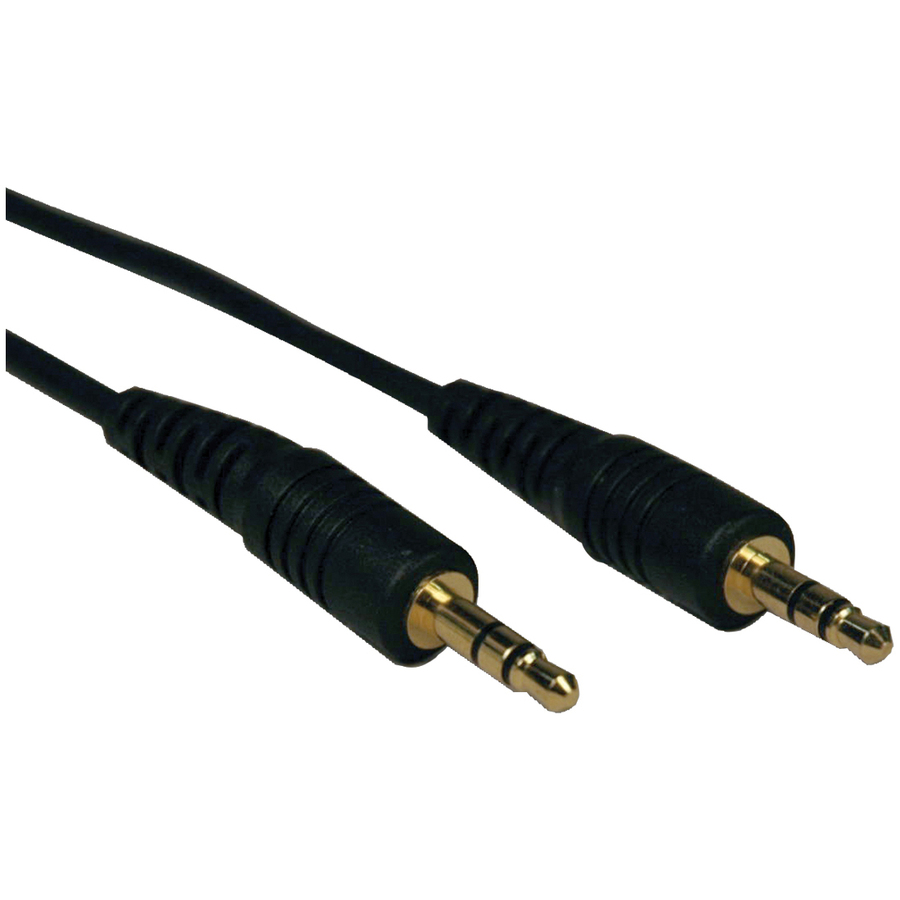 Tripp Lite by Eaton 3.5mm Mini Stereo Audio Cable for Microphones Speakers and Headphones (M/M) 25 ft. (7.62 m)