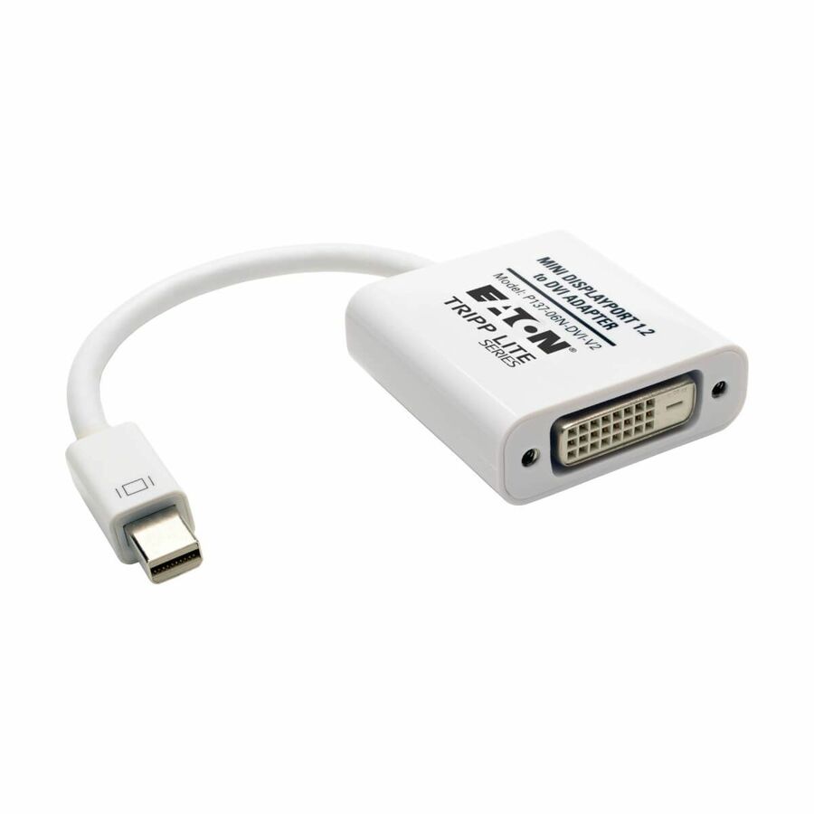 Eaton Tripp Lite Series Keyspan Mini DisplayPort to DVI Active Adapter Video Converter, DP ver 1.2 (M/F), 6-in. (15.24 cm)