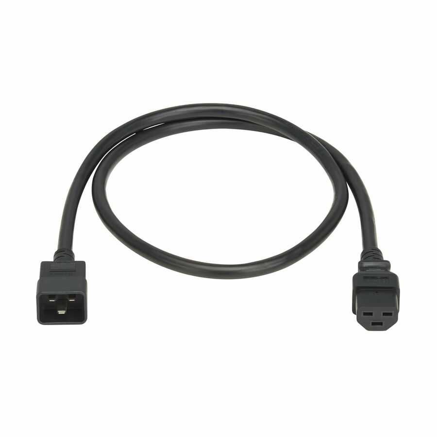 Eaton Tripp Lite Series Power Cord, C20 to C21 - Heavy-Duty, 20A, 250V, 12 AWG, 5 ft. (1.5 m), Black