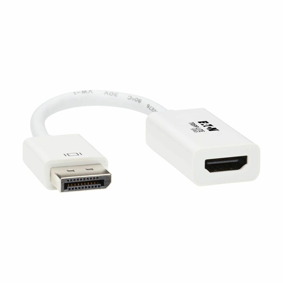 Eaton Tripp Lite Series DisplayPort to HDMI Active Adapter Video Converter (M/F), 4K 60 Hz, DP 1.2, HDCP 2.2, 6 in.
