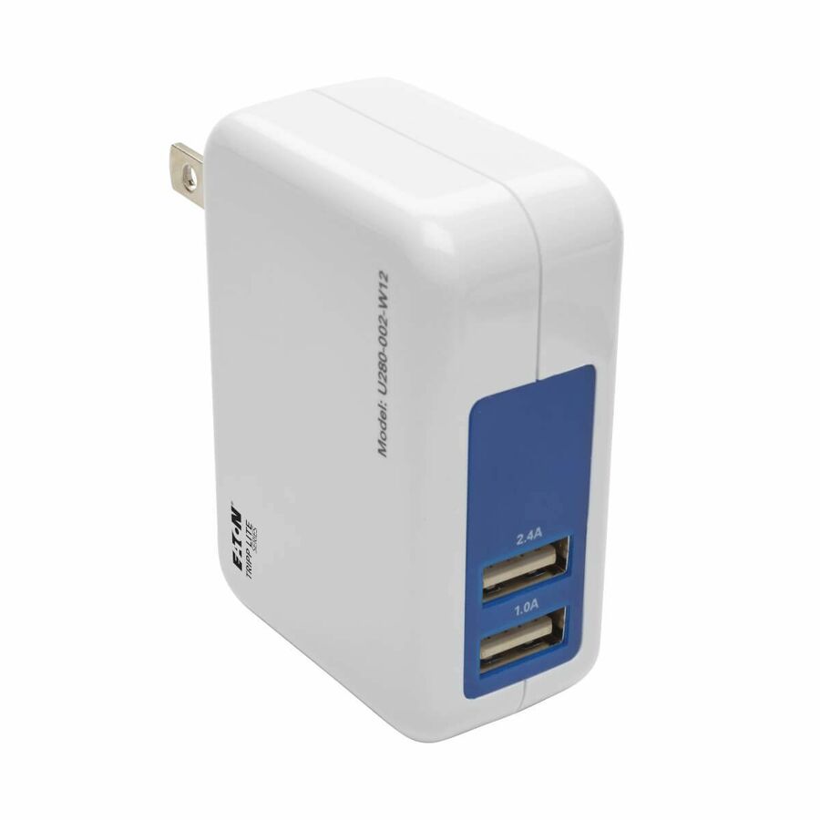 Eaton Tripp Lite Series 2-Port USB Wall/Travel Charger, 5V 3.4A / 17W