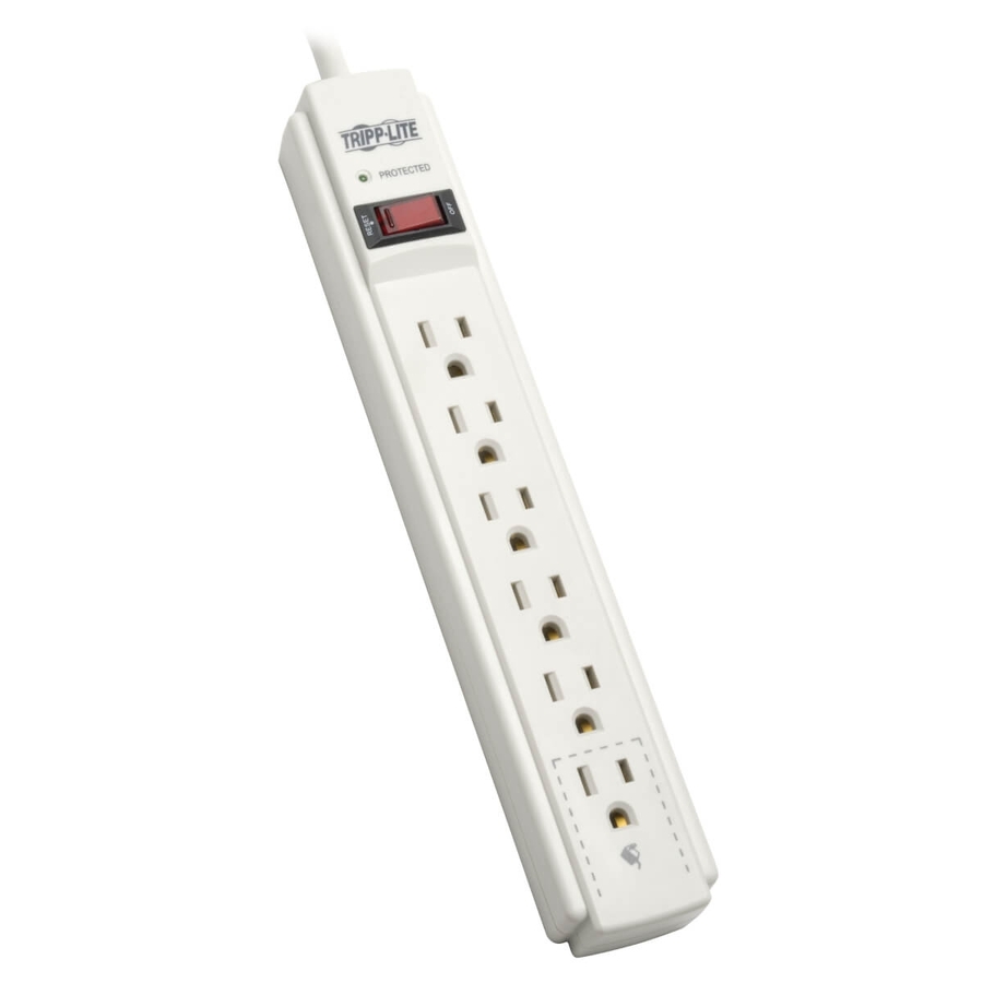 Eaton Tripp Lite Series Protect It! 6-Outlet Surge Protector, 6 ft. (1.83 m) Cord, 790 Joules, Diagnostic LED, TAA