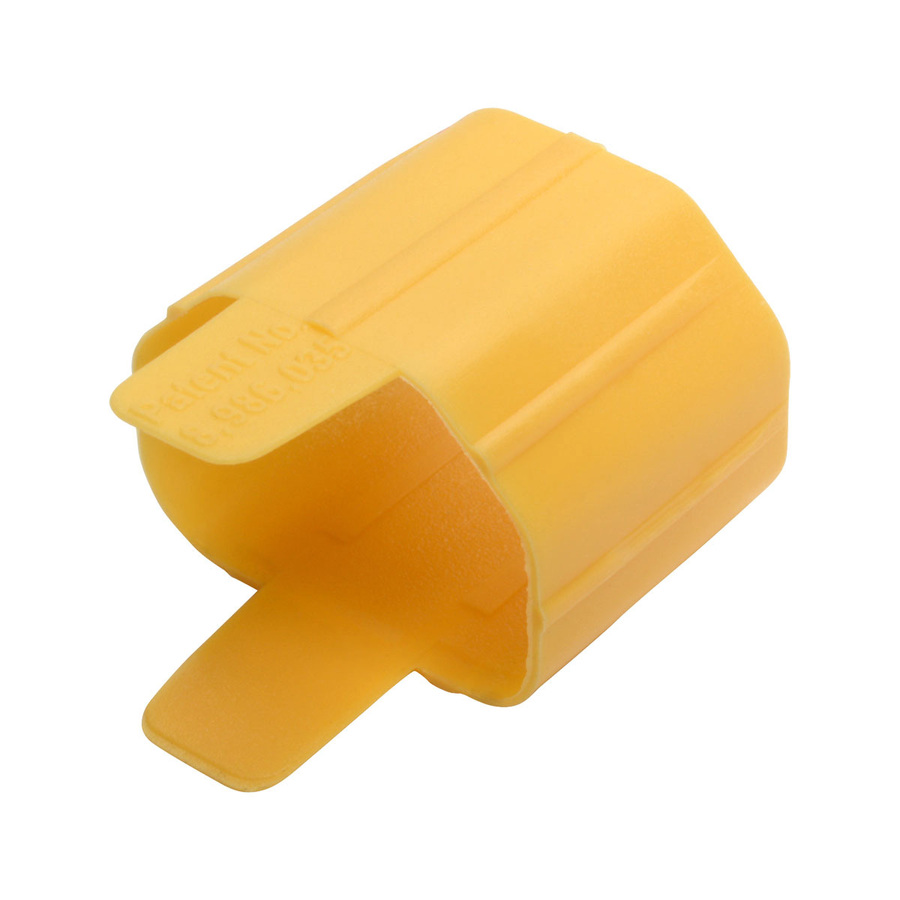 Tripp Lite by Eaton Plug-Lock Inserts C13 Power Cord to C14 Outlet Yellow 100 Pack