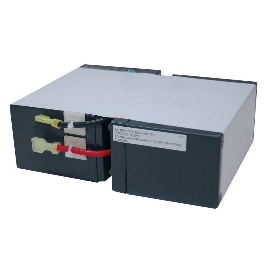 Eaton Tripp Lite Series 2U UPS Replacement 24VDC Battery Cartridge (1 Set of 2) for Select SmartPro UPS