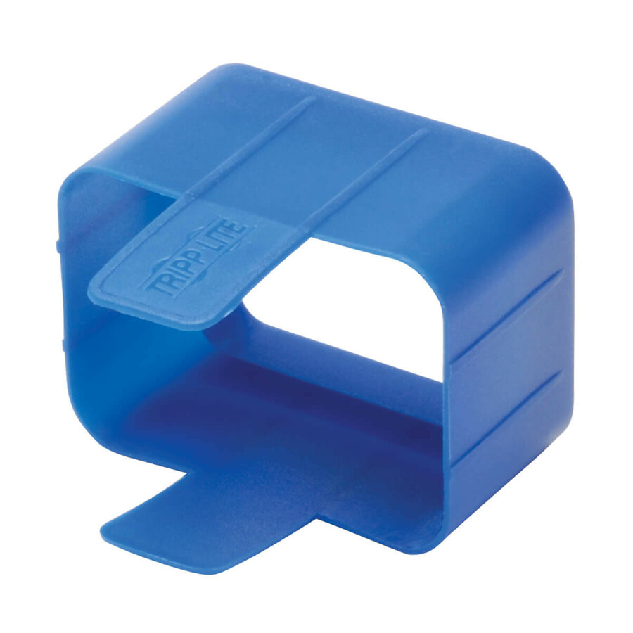 Eaton Tripp Lite Series Plug-Lock Inserts (C20 power cord to C19 outlet), Blue, 100 pack