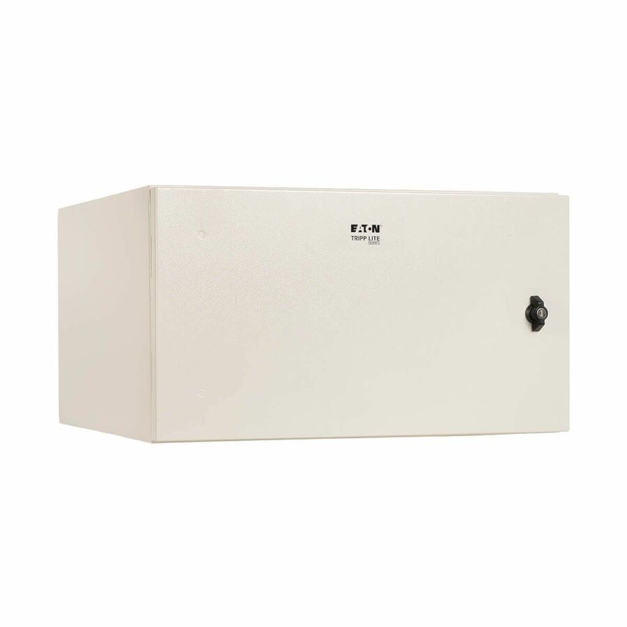 Tripp Lite by Eaton SmartRack Industrial Enclosure with Lock - NEMA 4, Wall Mount, Metal Construction, 20.5 in. Depth, 6U, Gray