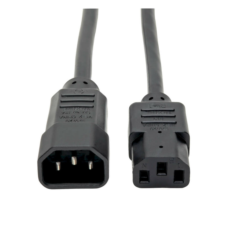 Tripp Lite by Eaton PDU Power Cord C13 to C14 - 13A 250V 16 AWG 4 ft. (1.22 m) Black