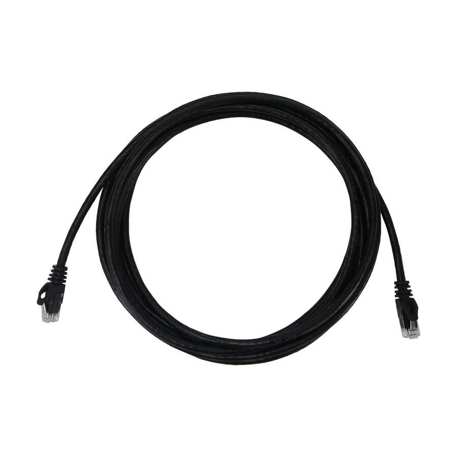 Eaton Tripp Lite Series Cat6a 10G Snagless Molded UTP Ethernet Cable (RJ45 M/M), PoE, Black, 15 ft. (4.6 m)