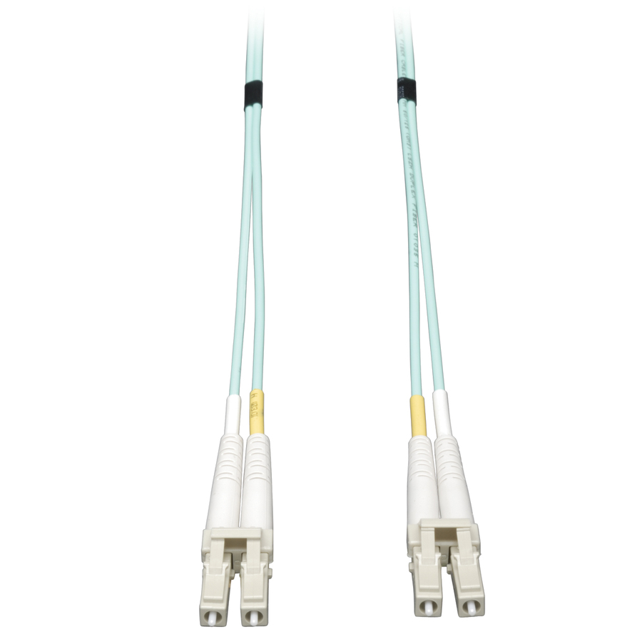 Tripp Lite by Eaton 10Gb Duplex Multimode 50/125 OM3 LSZH Fiber Patch Cable (LC/LC) - Aqua 5M (16 ft.)