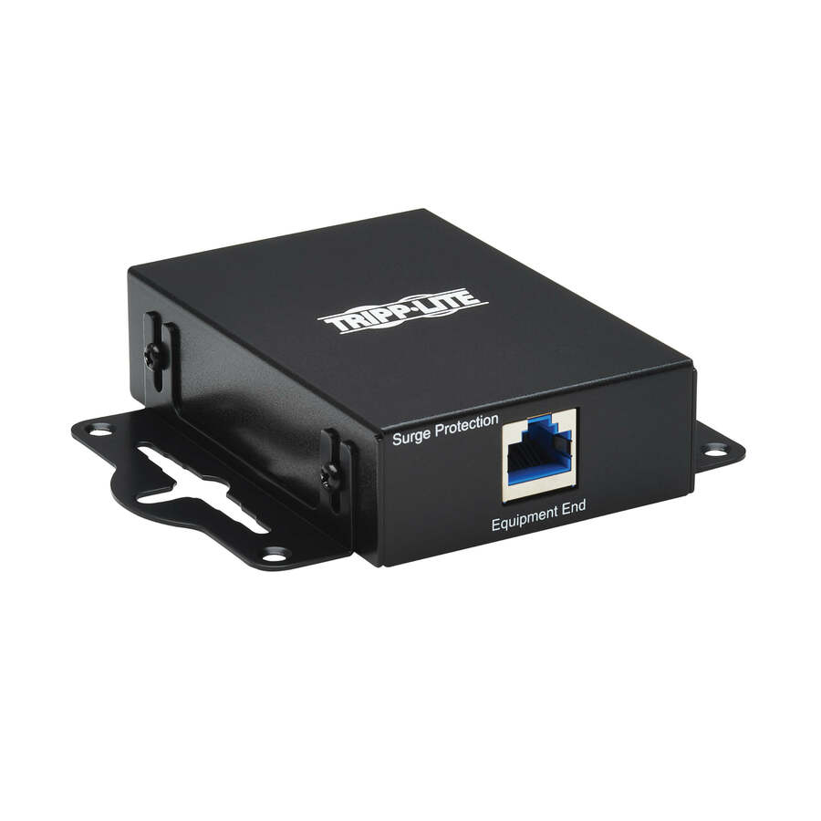 Tripp Lite by Eaton In-Line Network Surge Protector - 10 Gbps, Cat6a/8, Metal Case, IEC Compliant, TAA