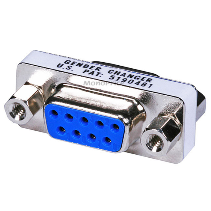 [04DB9FFSlim] Monoprice DB9 F/F, Mini Gender Changer
