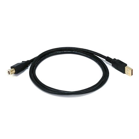 Monoprice USB cable USB 2.0 1 m USB A USB B Black