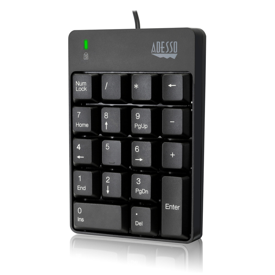 Adesso USB 18-Key Numeric Keypad