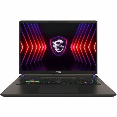 MSI Vector 16 HX A14VFG-246US Intel® Core™ i9 i9-14900HX Laptop 40.6 cm (16") Quad HD+ 16 GB DDR5-SDRAM 1 TB SSD NVIDIA GeForce RTX 4060 Wi-Fi 7 (802.11be) Windows 11 Pro Black