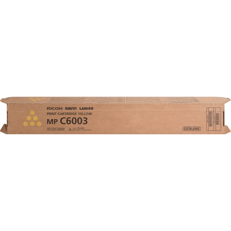Ricoh Original Laser Toner Cartridge - Yellow - 1 Each - 22500 Pages