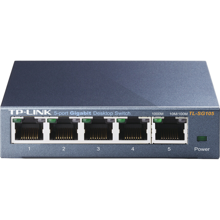 [21TL-SG105] TP-LINK TL-SG105 - 5 Port Gigabit Unmanaged Ethernet Network Switch - Limited Lifetime Protection