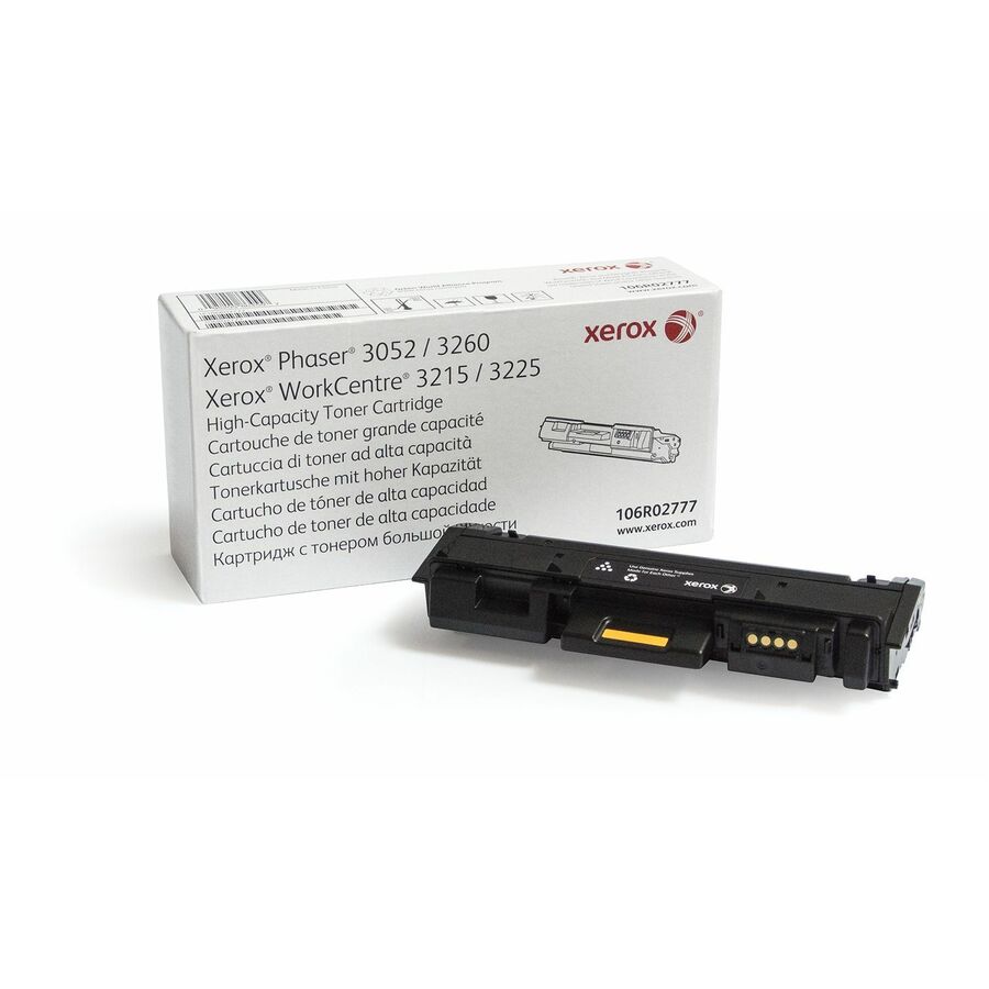 Xerox Genuine Phaser® 3052/3260, WorkCentre® 3215/3225 Black High capacity Toner Cartridge (3000 Pages) - 106R02777