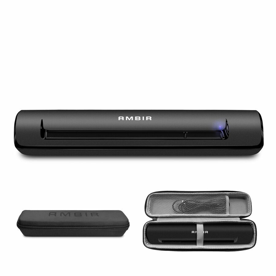 Ambir TravelScan Pro Go Scanner, Software and Case Bundle