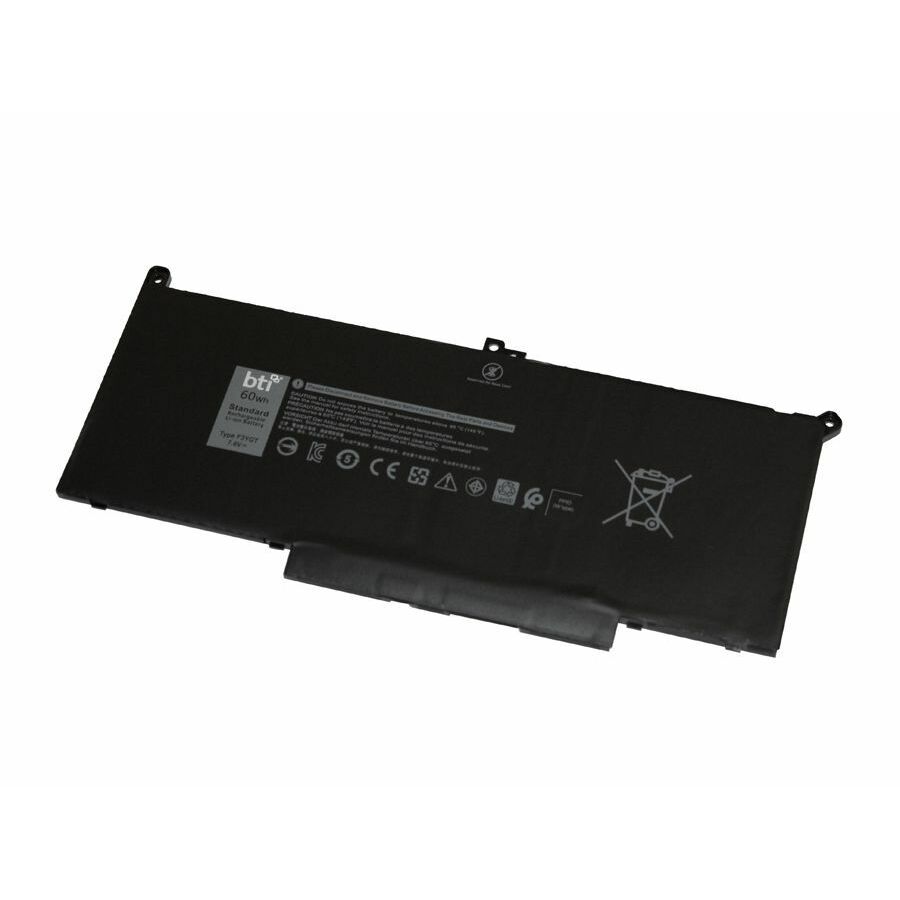 BTI 451-BBYE-BTI 7.6V 60WHR LI-ION BATTERY 0F3YGT, 2X39G, 451-BBYE, DM3WC, F3YGT