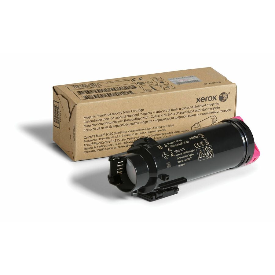 Xerox Genuine Phaser® 6510, WorkCentre® 6515 Magenta Standard capacity Toner Cartridge (1000 Pages) - 106R03474