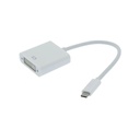 Unirise USB Type C To DVI-I Dual Link Female Adapter