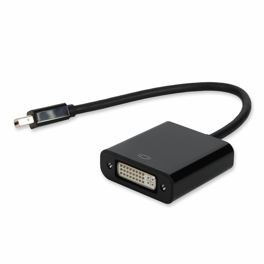 AddOn 5-Pack of Mini-DisplayPort 1.1 Male to DVI-I (29 pin) Female Black Adapters For Resolution Up to 1920x1200 (WUXGA)