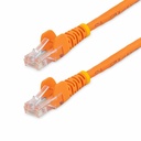 StarTech Snagless patch cable - RJ-45 (M) - RJ-45 (M) - 6 ft - UTP - ( CAT 5e ) - Orange