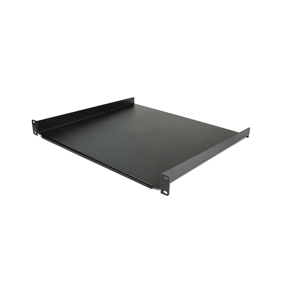 StarTech 1U Server Rack Cabinet Shelf - Fixed 16" Deep Cantilever Rackmount Tray for 19" Data/AV/Network Enclosure w/cage nuts, screws
