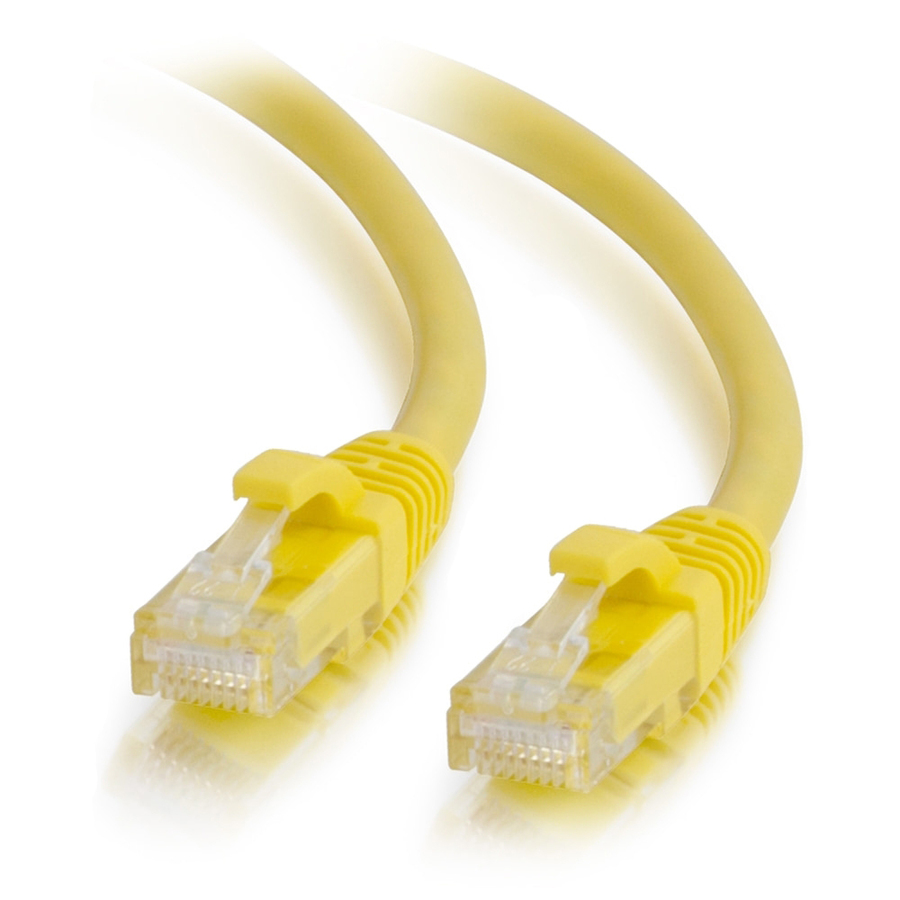 C2G 14ft (4.25m) Cat6a Snagless Unshielded UTP Ethernet Network Patch Cable - Yellow - RJ45 - M/M
