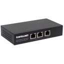 2-Port Gigabit High-Power PoE+ Extender Repeater, IEEE 802.3at/af Power over Ethernet (PoE+/PoE), metal