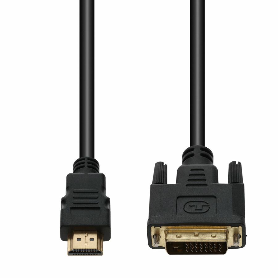 AddOn 12ft HDMI (Male) to DVI-D Dual Link (24+1 pin) (Male) Black Cable, 1080P 60Hz