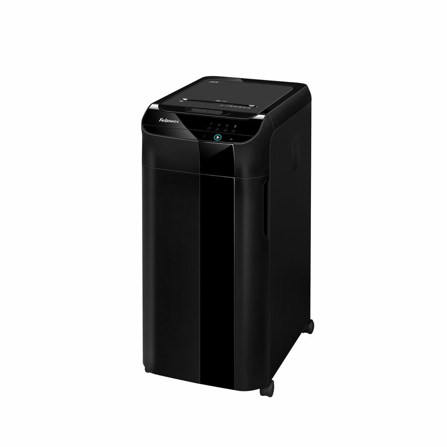 Fellowes® AutoMax™ 350C Cross-Cut Commercial Office Auto Feed 2-in-1 Paper Shredder with 350 Sheet Capacity