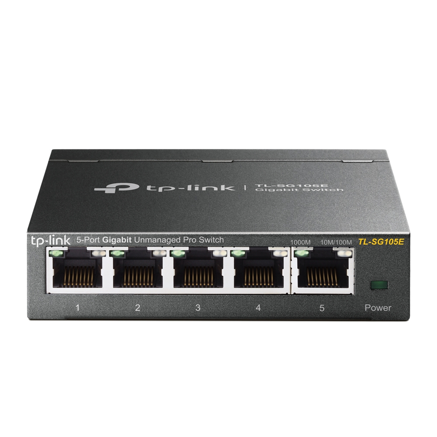 TP-LINK TL-SG105E - 5-Port Gigabit Easy Smart Switch - Limited Lifetime Protection